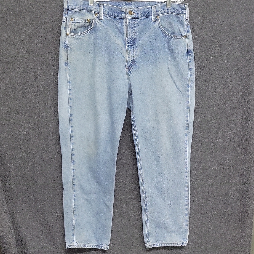 Carhartt Relaxed Blue Denim Jeans Men's Size 40 X 30
